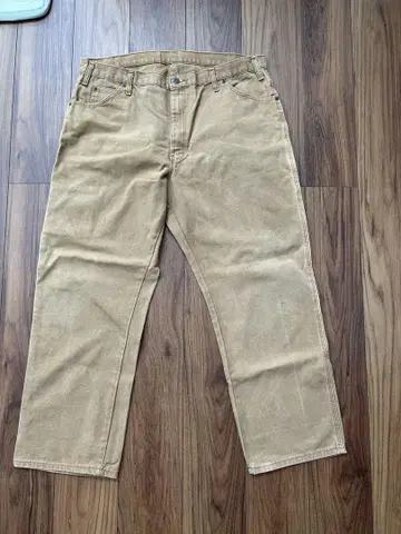 Dickies 디키즈 워크 팬츠 베이지 40 x 30 USA 구제 의류