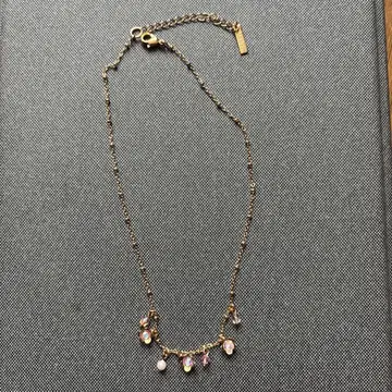 ANNA SUI 꽃 모티브 목걸이