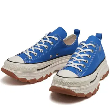 CONVERSE REACT 파랑 로우컷 스니커즈