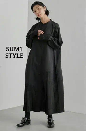 SUM1 STYLE 스미스타일 랜덤 언더 플리츠 원피스