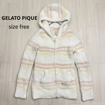 GELATO PIQUE 보더 모코모코 후드티 룸웨어 프리
