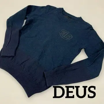 [ DEUS ] 데우스 남성용 니트 스웨터 S 네이비 #2404