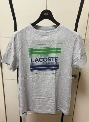 LACOSTE 그레이 T셔츠 FR 3 US S
