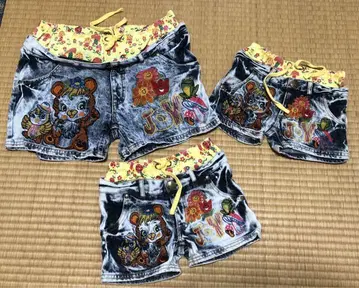 GRAND GROUND 그래그래 자수 데님 숏팬츠