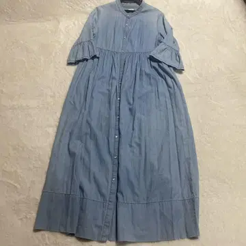 something EDWIN 노카라 데님 원피스 F