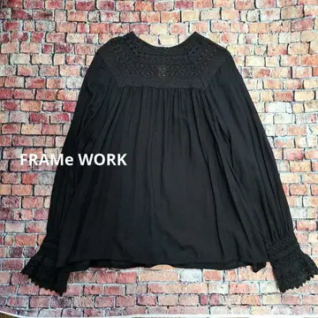 FRAMeWORK/프레임워크 레이스 절개 레이스 블라우스 블라우스