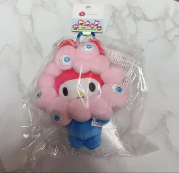 [미사용 새상품/마이멜로디]  봉제 인형 카라비너 포함 만박 미야쿠미야쿠