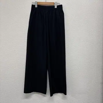 안피로 와이드 팬츠 접촉 냉감 팬츠 M 사이즈 색상은 블랙