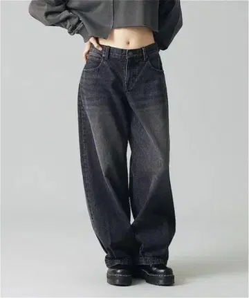 엑스걸 X-girl LOWRISE HEMTUCK DENIMPANTS