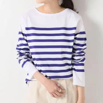 완판템 IENA 이에나 SUVINCOTTON 보더 루즈 풀오버