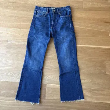 ZARA 데님 플레어 팬츠