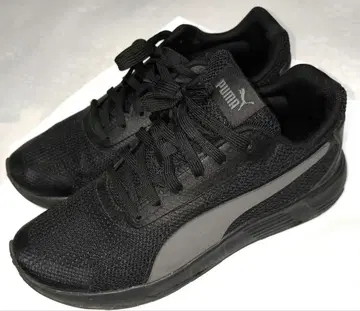 PUMA 스니커즈 블랙 블랙 남성용 스포츠 신발 워킹