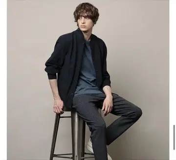 미사용 남성용 theory 띠어리 드레이프감 블루종 자켓 아우터