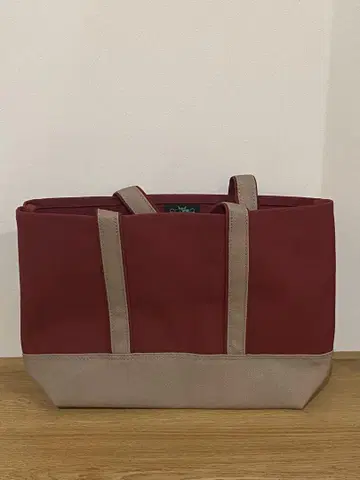 꿀벌 토트 abeille 빨간색과 베이지