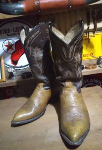 토니 라마 웨스턴 부츠 카우보이 부츠 아메카지