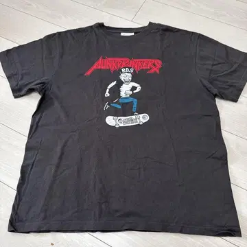 PUNK DRUNKERS 블랙 T셔츠 XXL