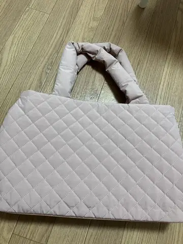 프랑프랑 퀼팅 핑크 토트백