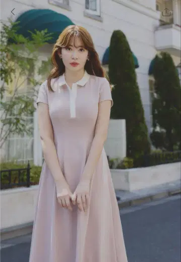 herlipto Short Sleeve Polo Dress M