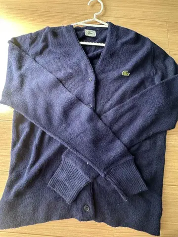 LACOSTE 네이비 가디건