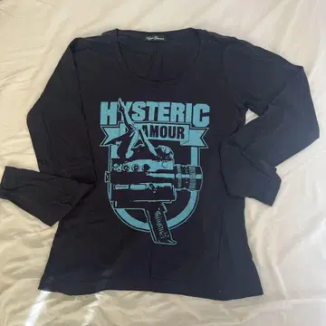 HYSTERIC GLAMOUR 긴팔T셔츠 블랙