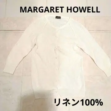 MARGARET HOWELL 마가렛호웰 가디건 사이즈 2 화이트