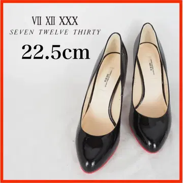 O5770*SEVEN TWELVE THIRTY*펌프스*22.5cm*블랙