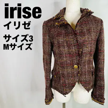 irise 이리제 트위드 테일러드 자켓 M 사이즈 골드 버튼 a56