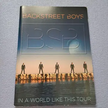 BACKSTREET BOYS 투어 팜플렛