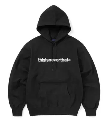 thisisneverthat 블랙 후드 부착 후드티 한국