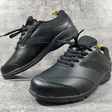 새상품급 MIZUNO 미즈노 워킹화 가죽 사이드 지퍼