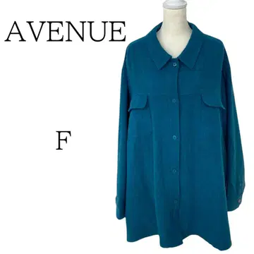 새상품급 AVENUE 아베뉴 청록색 셔츠/블라우스 FREE SIZE