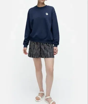 마리메꼬 맨투맨 네이비