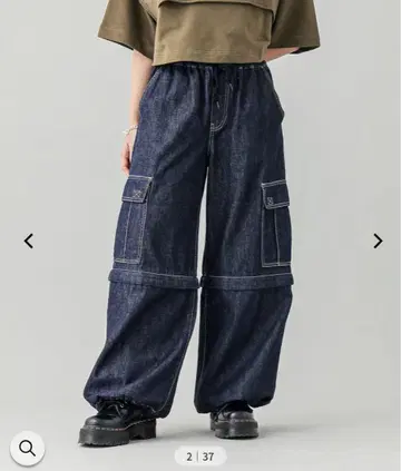 X-girl 2WAY WIDE LEG CARGO PANTS M