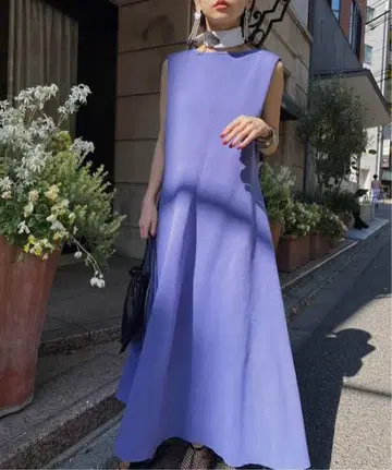 MEDI 2WAY KNIT DRESS 블루 M 사이즈