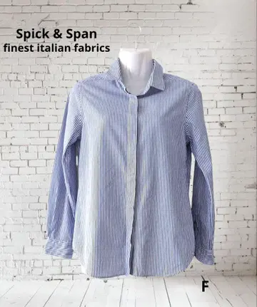 [ Spick & Span ] 일본제 스트라이프 셔츠 블라우스