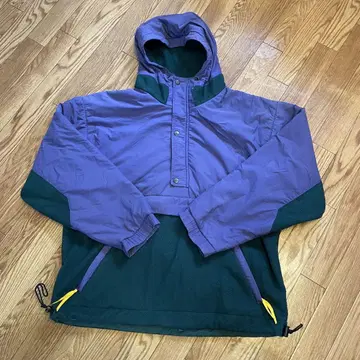 90s gap 플리스 나일론 절개 아노락 후드티 XL 사이즈