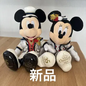 미키&미니 봉제 인형 2세트 이츠 크리스마스 타임 2018 35주년