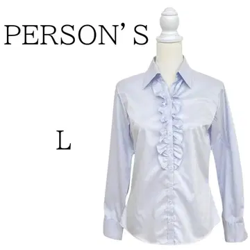 PERSON'S 퍼슨 연보라 긴팔 셔츠/블라우스 L
