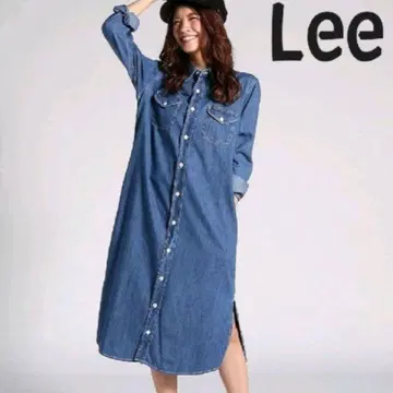 인기 Lee 데님 롱 셔츠 원피스 빔즈 보이 프릭스스토어