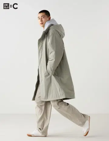 UNIQLO 유니클로C 후디드 코트 사이즈 L