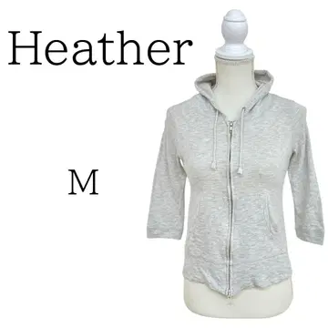 새상품급 Heather 헤더 그레이 긴팔 후드티 M