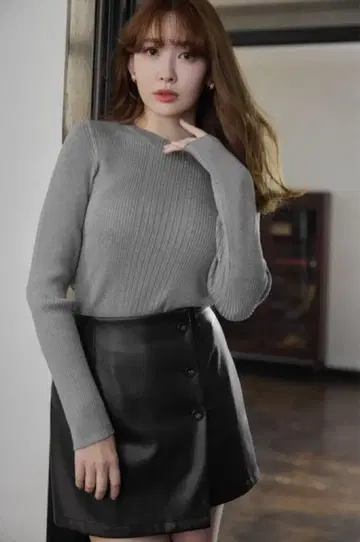 Glitter Random Rib Knit 하립투