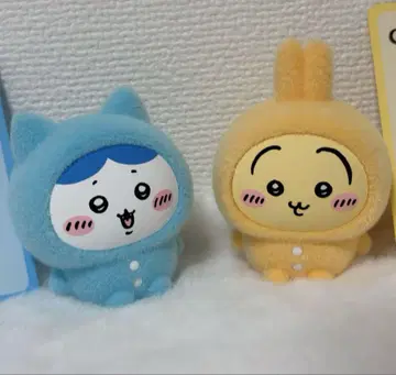 Chiikawa miniso 토끼 하치와레 피규어 2세트