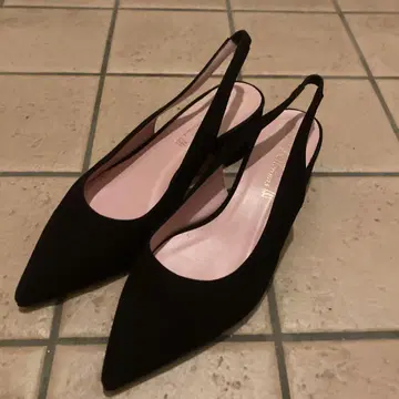 프리티 발레리나 블랙 스웨이드 뮬 38 (24.5~25cm)