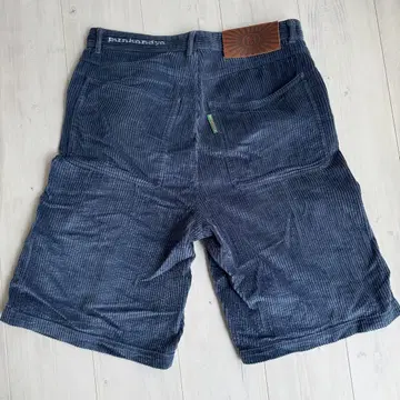 punkandyo 네이비 코듀로이 숏팬츠 32inch