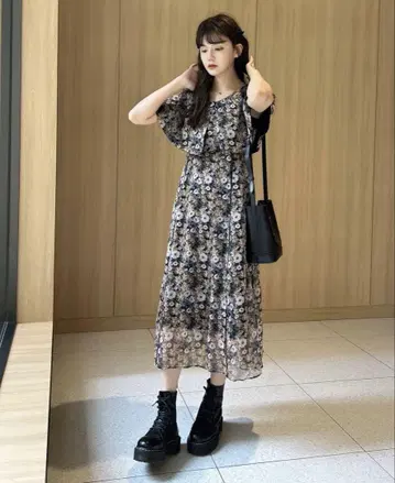 idem 엘레강트 플라워 원피스