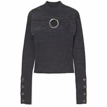 melt the lady handle open knit tops