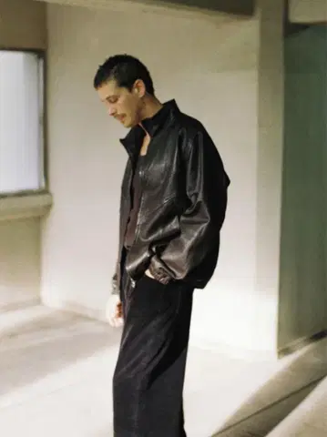 FADED SHEEP SKIN TRACK JACKET 사이즈 M