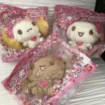 시나몬 엔젤 봉제 인형 팥 모카 시나몬 3체 세트