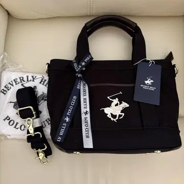 Beverly Hills PoloClob 블랙 캔버스 2way 백
